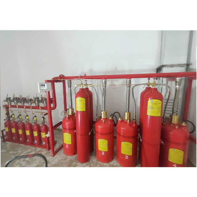 คุณภาพ  Galvanized Steel FM200 Fire Suppression System Fire Extinguisher 120L Capacity โรงงาน
