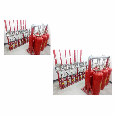 คุณภาพ  Multiple Zone Fire Gas Suppression System Heptafluoropropane 70L 90L 100L 120L Capacity โรงงาน