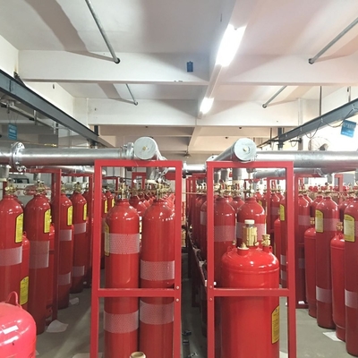 ระบบดับเพลิง HFC227ea FM200 เครื่องดับเพลิง Heptafluoropropane 40L - 180L