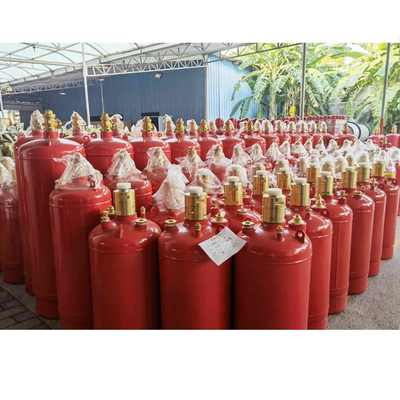 สีแดง ไม่กลิ่น Hfc227ea FM200 ระบบกดก๊าซ ความปลอดภัยสูง สะดวกต่อสิ่งแวดล้อม