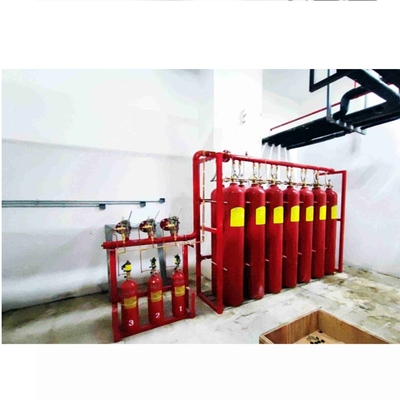 ระบบป้องกันไฟจากก๊าซอ่อนแอ 100L สีแดง IG 100 ระบบดับไฟ