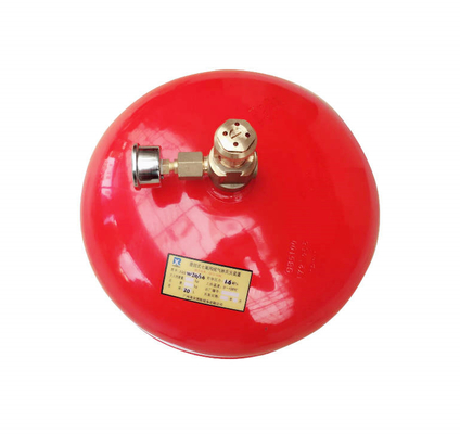 ระบบแขวน FM200 สีแดง การติดตั้งง่าย เครื่องตรวจจับโซเลนอยด์ ความดันเก็บ 1.6MPa