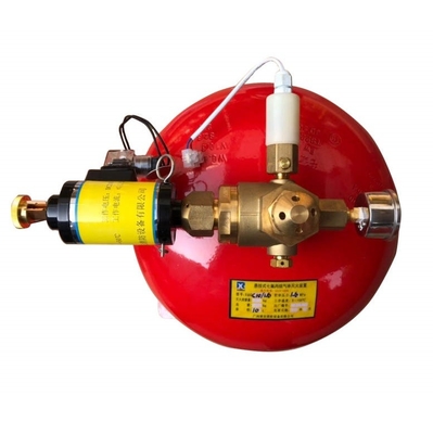 ระบบแขวน FM200 สีแดง การติดตั้งง่าย เครื่องตรวจจับโซเลนอยด์ ความดันเก็บ 1.6MPa