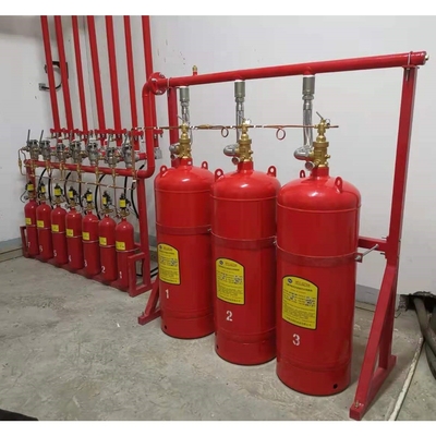 90L FM200 กระปุกแรงทํางาน 5.6Mpa สีแดง FM200 ถัง