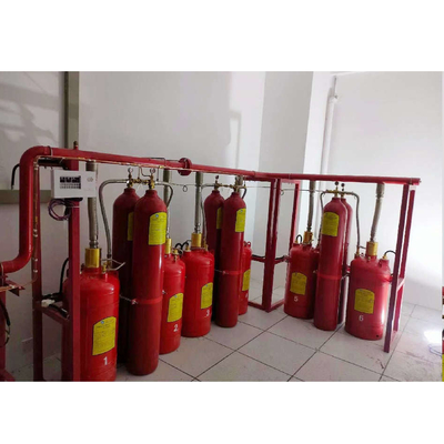 FM200 ระบบป้องกันไฟ 70L - 180L ระบบกดก๊าซ
