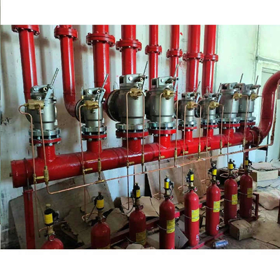 เครือข่ายท่อ FM200 ระบบดับไฟ 120L ระบบดับไฟอัตโนมัติ