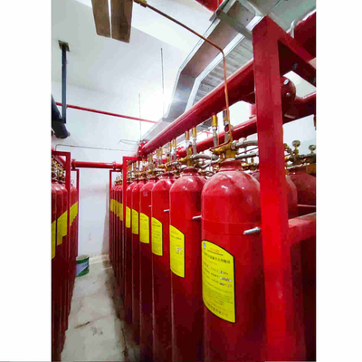 IG 100 ระบบดับเพลิงก๊าซอ่อนเพลิง ด้วยความจุ 70L - 90L ประเภทของเครือข่ายท่อ