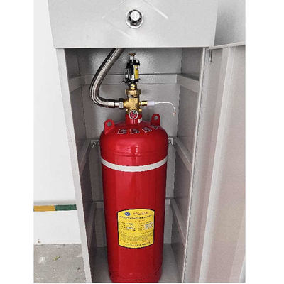สีแดง Hfc-227ea FM200 ระบบตู้ 120L ระบบกดก๊าซเหล็ก