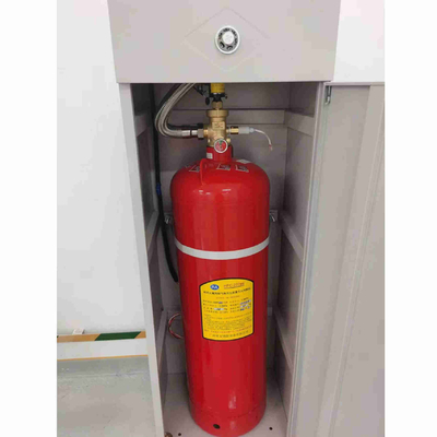 สีแดง Hfc-227ea FM200 ระบบตู้ 120L ระบบกดก๊าซเหล็ก