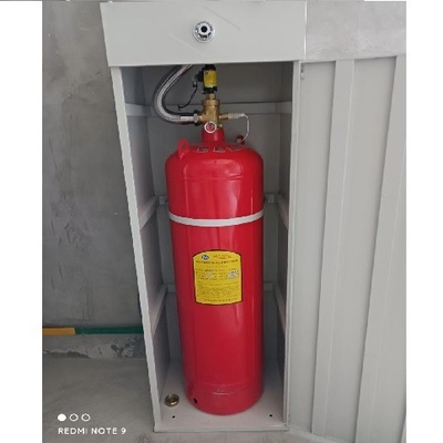 เครื่องดับเพลิงก๊าซ 100L ตู้เดียว FM200 ห้องคอมพิวเตอร์ฐานข้อมูล