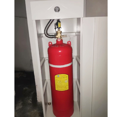 เครื่องดับเพลิงก๊าซ 100L ตู้เดียว FM200 ห้องคอมพิวเตอร์ฐานข้อมูล