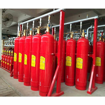 ระบบเครือข่ายท่อ FM200 heptafluoropropane ระบบดับไฟแก๊สยืดหยุ่น