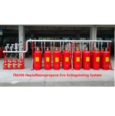 เครือข่ายท่อกล่อง FM200 Heptafluoropropane ที่ถูกน้ําท่วม ระบบดับไฟก๊าซสะอาด