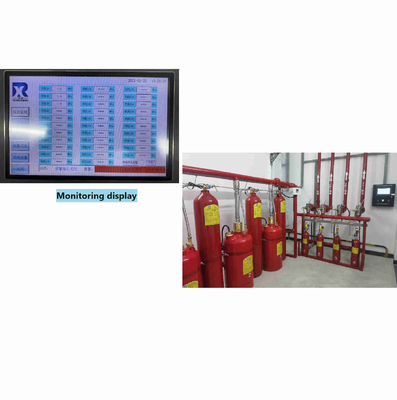 FM200 การตอบสนองอย่างรวดเร็ว HFC 227ea ระบบดับเพลิง ติดตามการเชื่อมโยงทางไกล