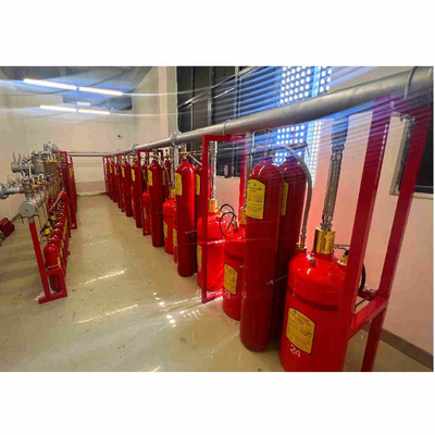 4.2MPa 5.6MPa FM200 ระบบการไหลของพิสตัน 120L อุปกรณ์ดับเพลิง