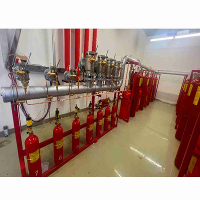 4.2MPa 5.6MPa FM200 ระบบการไหลของพิสตัน 120L อุปกรณ์ดับเพลิง