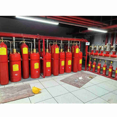 ความปลอดภัยสูง HFC-227ea FM200 ระบบไหลของพิสตัน ระบบกดก๊าซ ระบบระบบท่อ