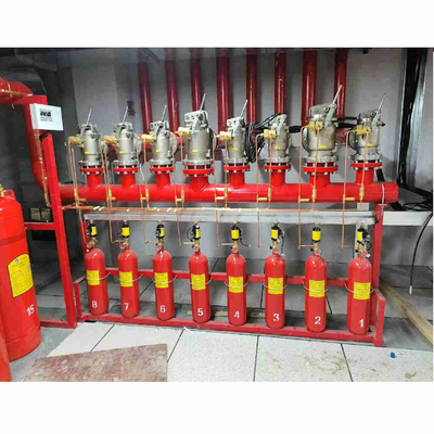 ความปลอดภัยสูง HFC-227ea FM200 ระบบไหลของพิสตัน ระบบกดก๊าซ ระบบระบบท่อ